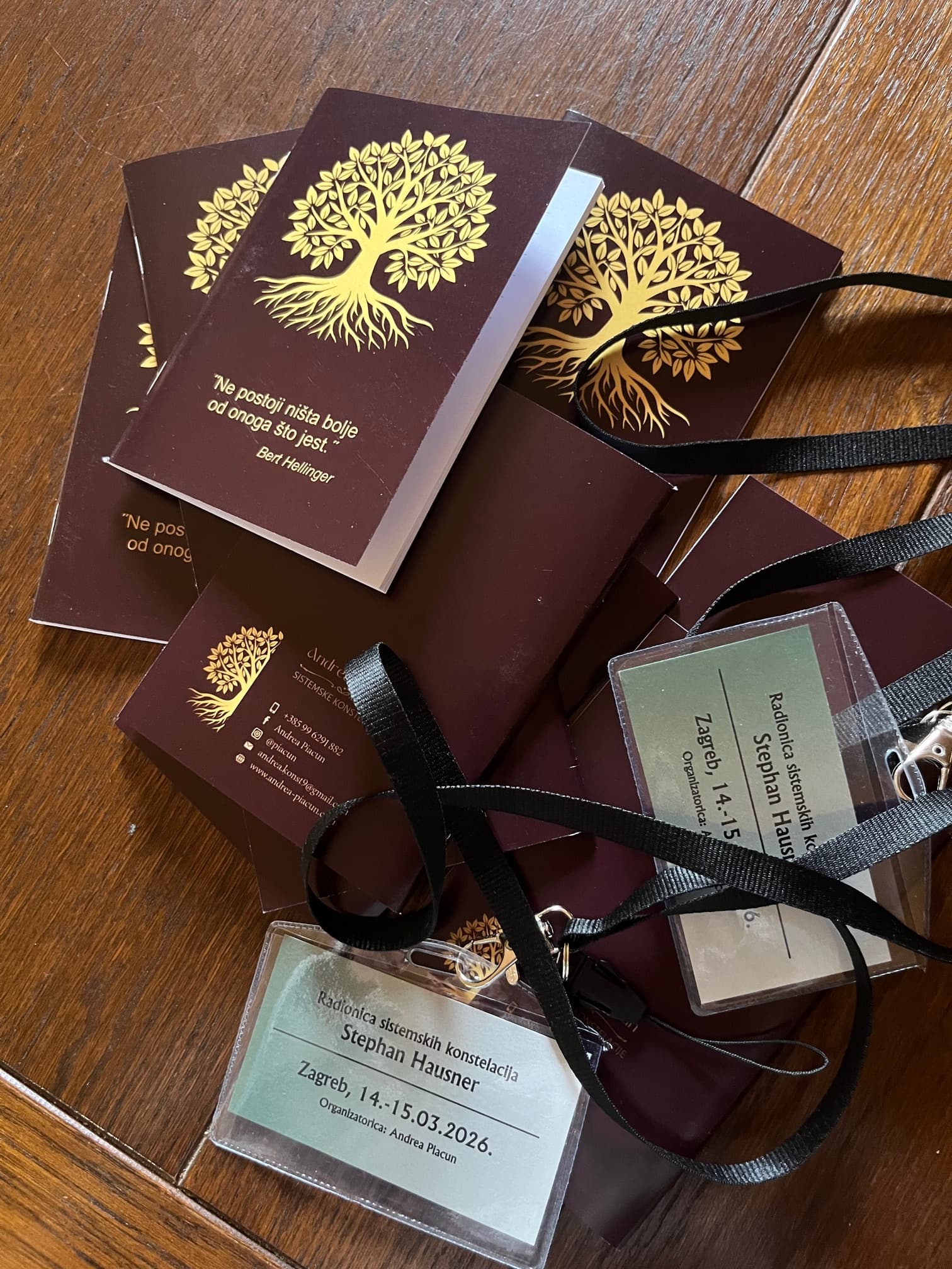 Detalji s radionice — vezice i tekice